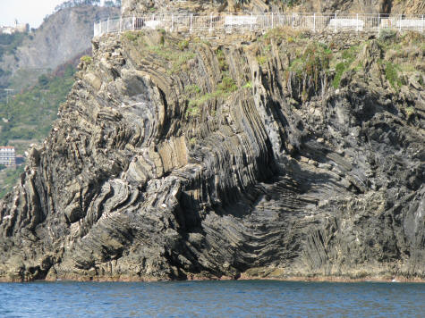 Manarola Italy Rock Formations