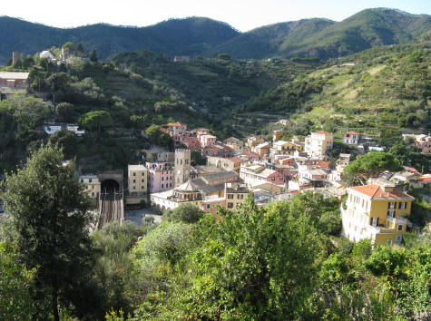 Monterosso Old Town on the Italian Riviera