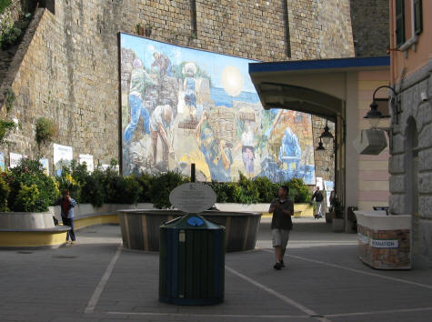 Wall Mural in Riomagiore Italy