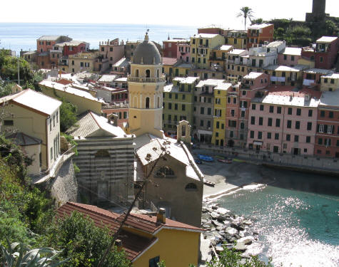 Church in Venazza Liguria